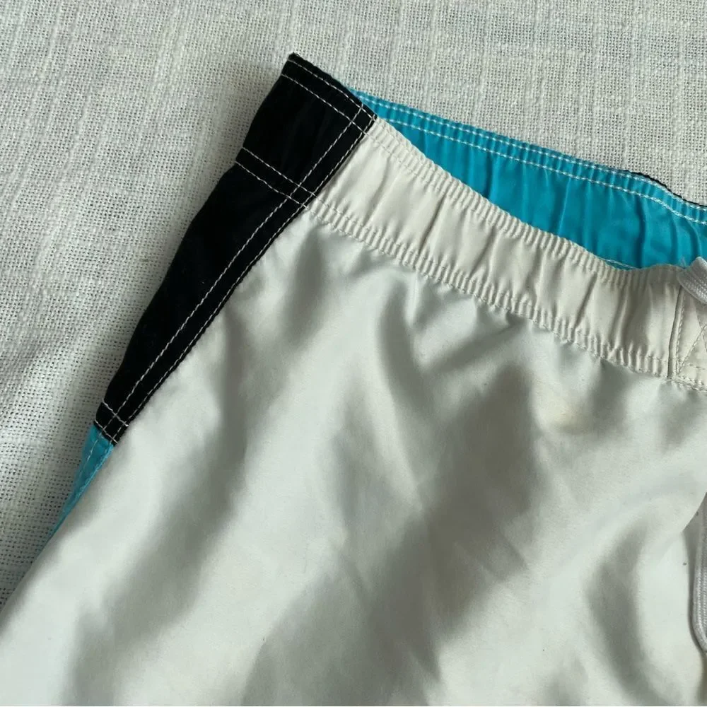 OP Men’s Swim Shorts Arctic White Combo Sz L